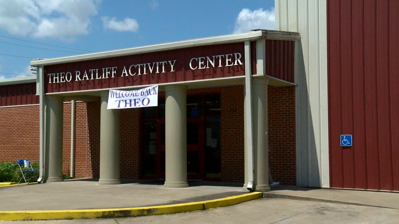Front entrance of the Theo Ratliff Activity Center